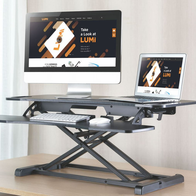 Review: Compact Dual Monitor Standing Desk