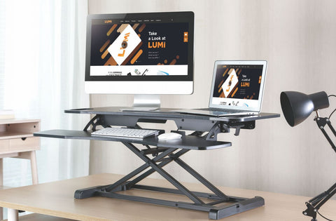 Review: Compact Dual Monitor Standing Desk
