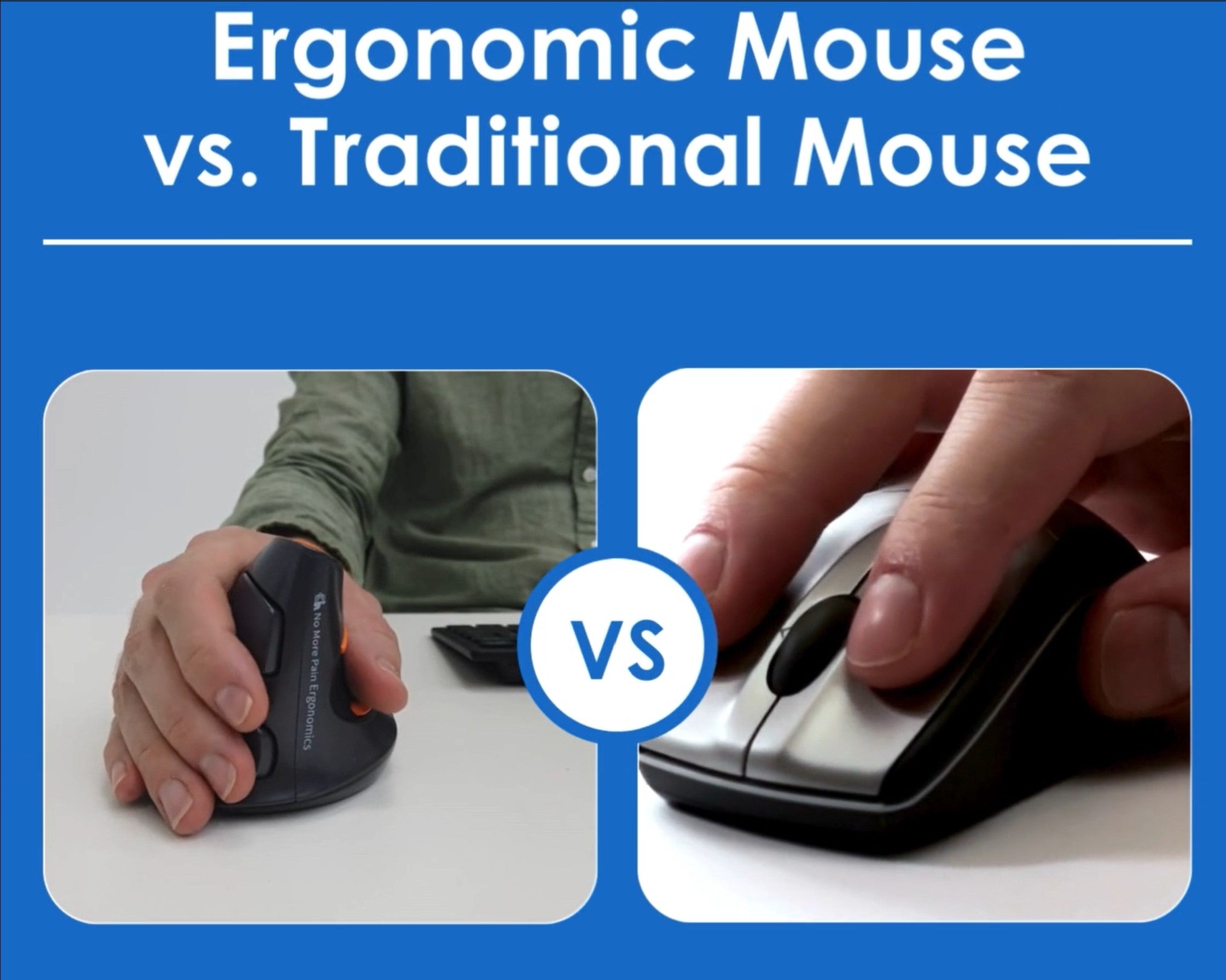 flat ergonomic mouse vs curved ergonomic mouse comparison