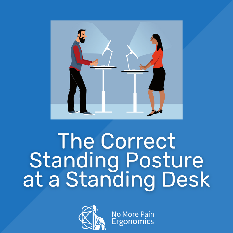 The Correct Standing Posture at a Standing Desk