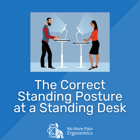 The Correct Standing Posture at a Standing Desk