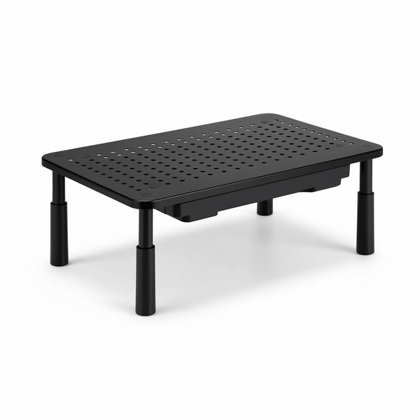 Adjustable Monitor Riser with Drawer