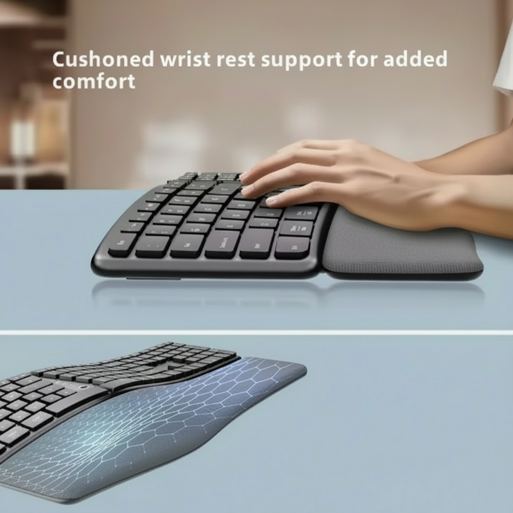 Split Open Keyboard Ergo Wireless Split Ergonomic Keyboard – No More Pain Ergonomics