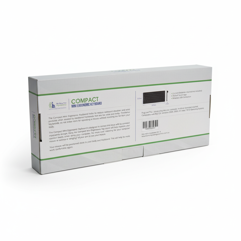 Compact Mini Ergonomic Keyboard