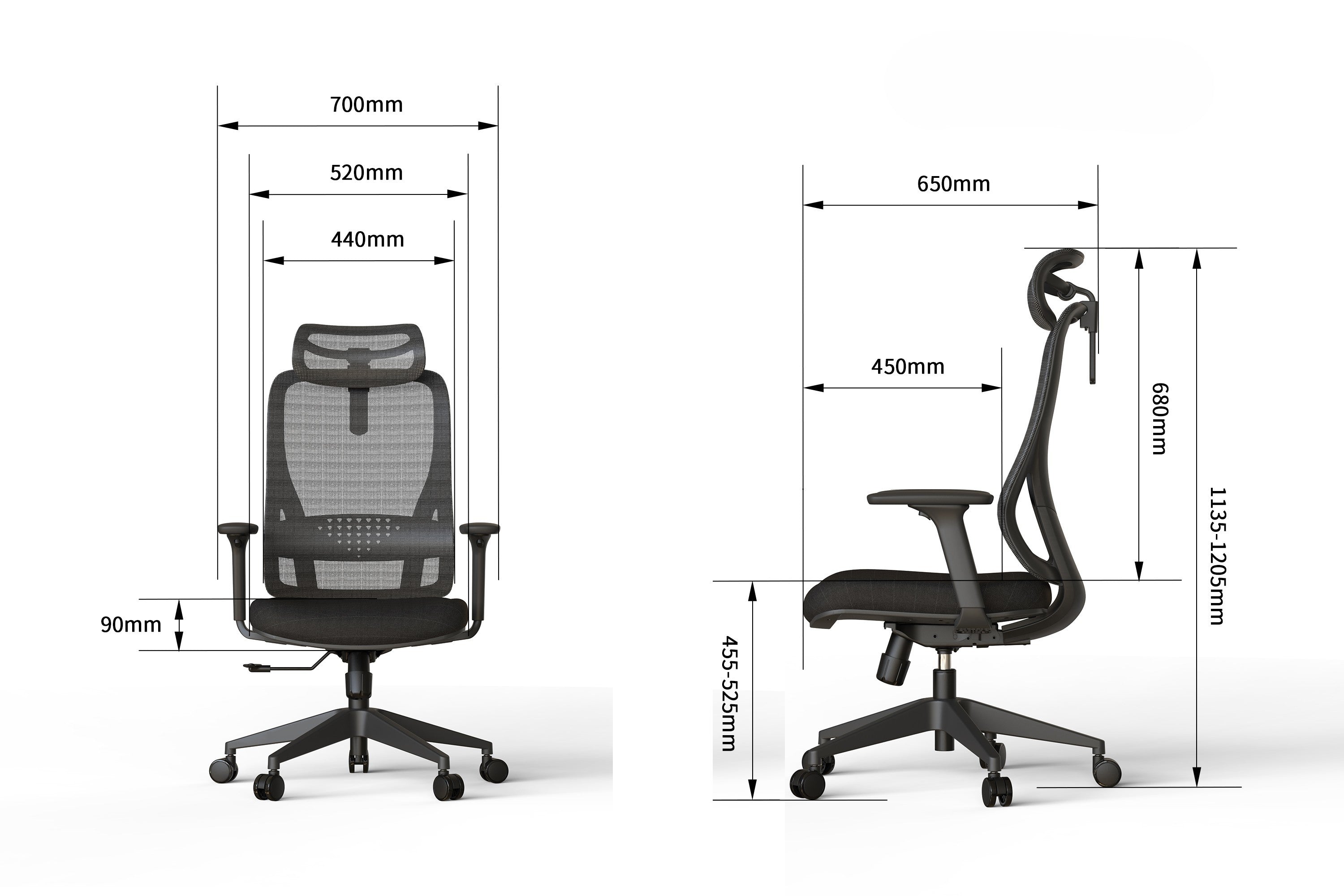 NMPE ComfortForm Chair - Grey