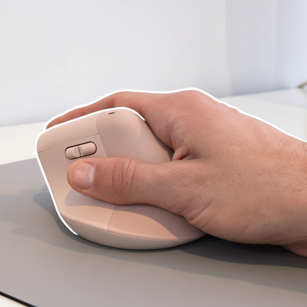 Elevate Vertical Ergonomic Mouse - Pink