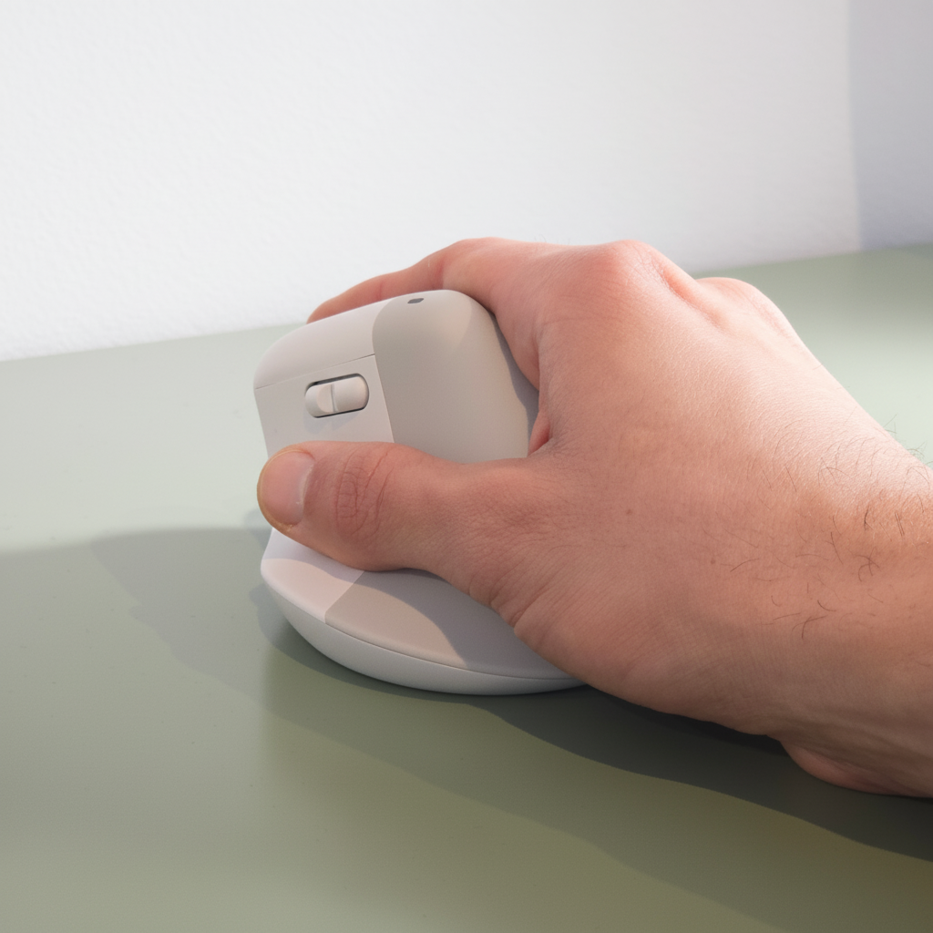 Elevate Vertical Ergonomic Mouse - White