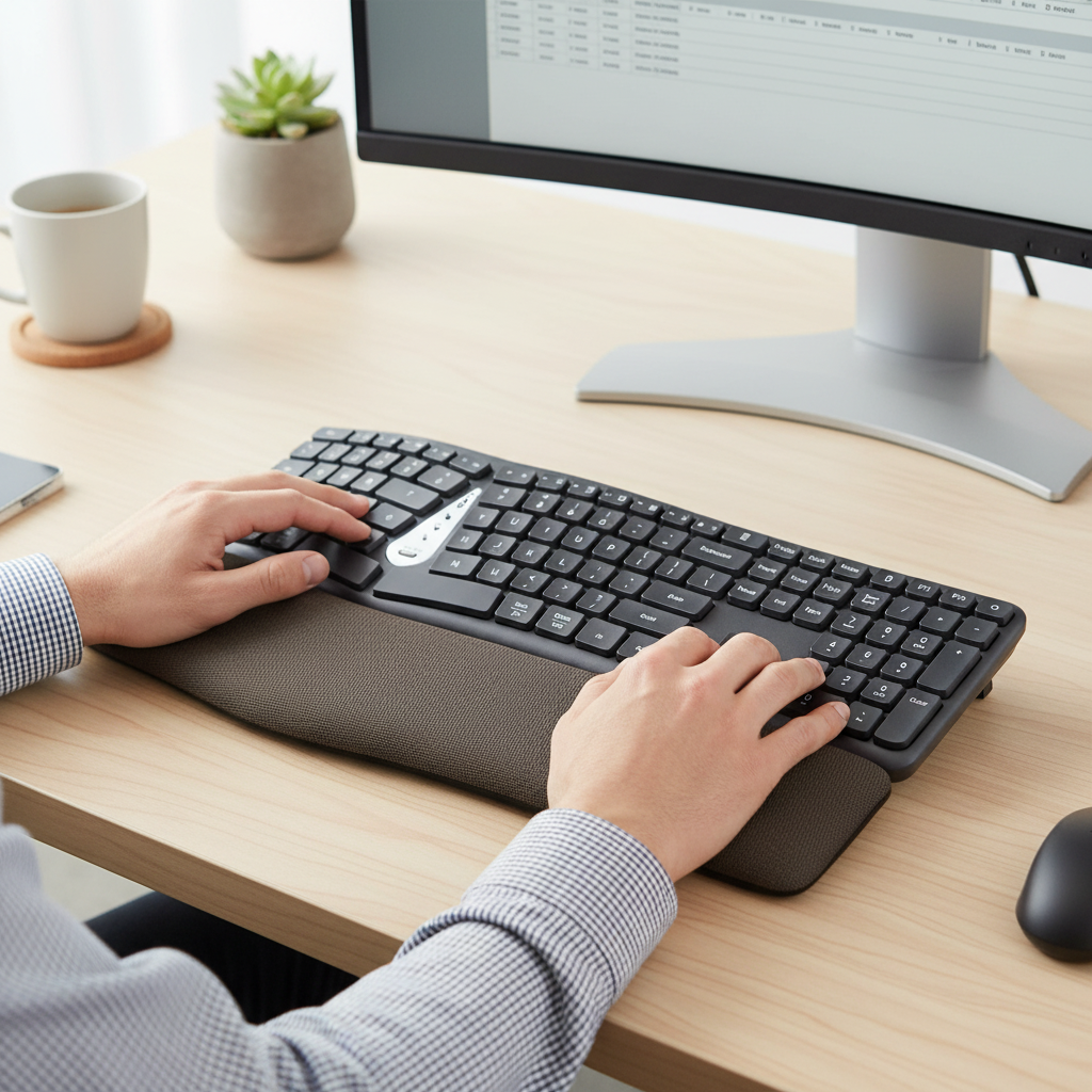 Split Open Keyboard Ergo Wireless Split Ergonomic Keyboard – No More Pain Ergonomics