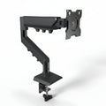 Black computer monitor arm single