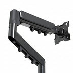 Black computer monitor arm