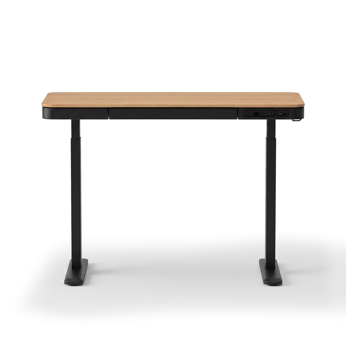 Artiss Electric Standing Desk with USB-C Charging, Drawer & Headphone Hook – 120cm Wood
