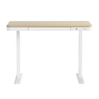 Artiss Electric Standing Desk with USB Charging & Drawer – 120cm Oak