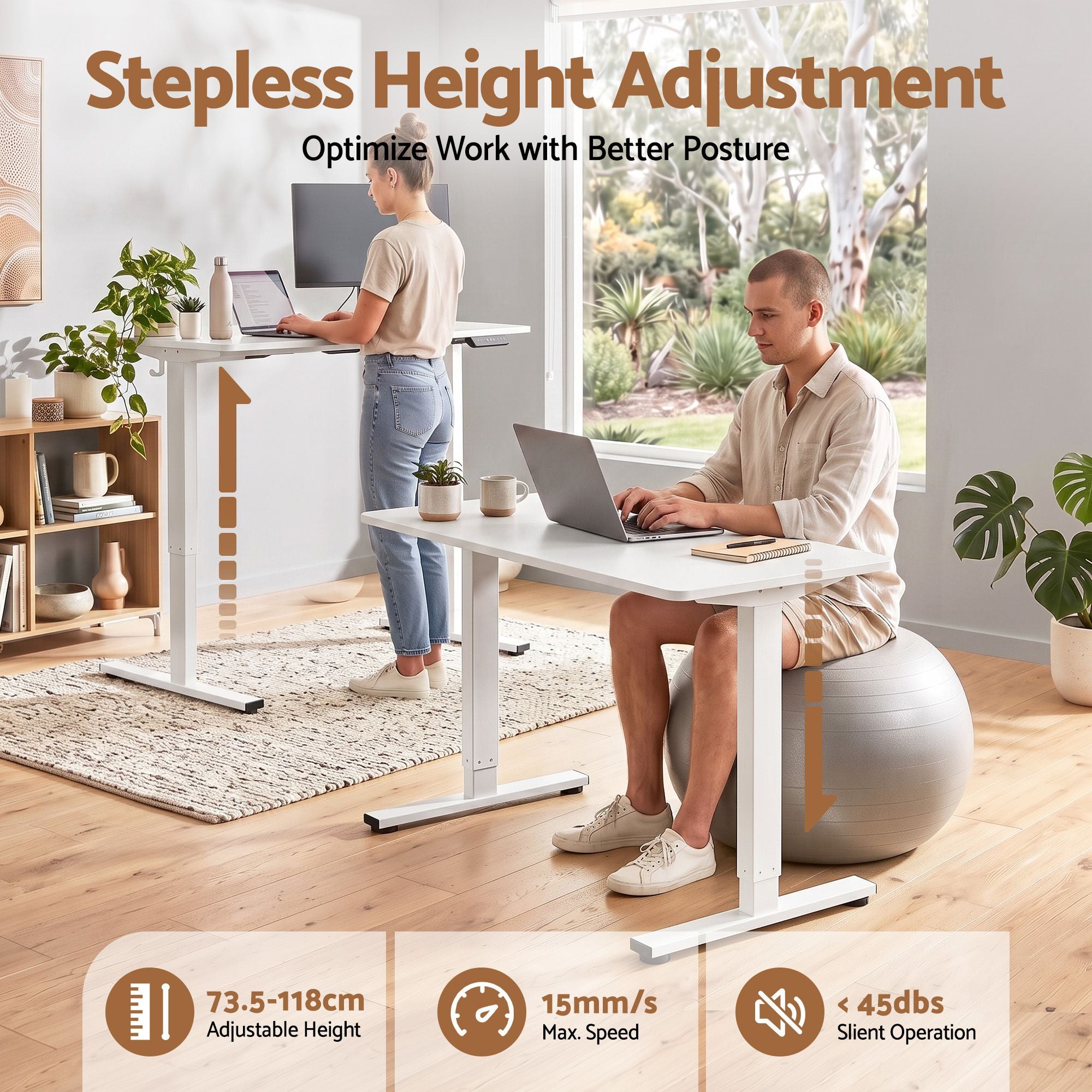 Artiss Electric Standing Desk – 100cm