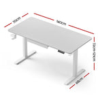 Artiss Electric Standing Desk with Drawer & Cable Management – 140cm White