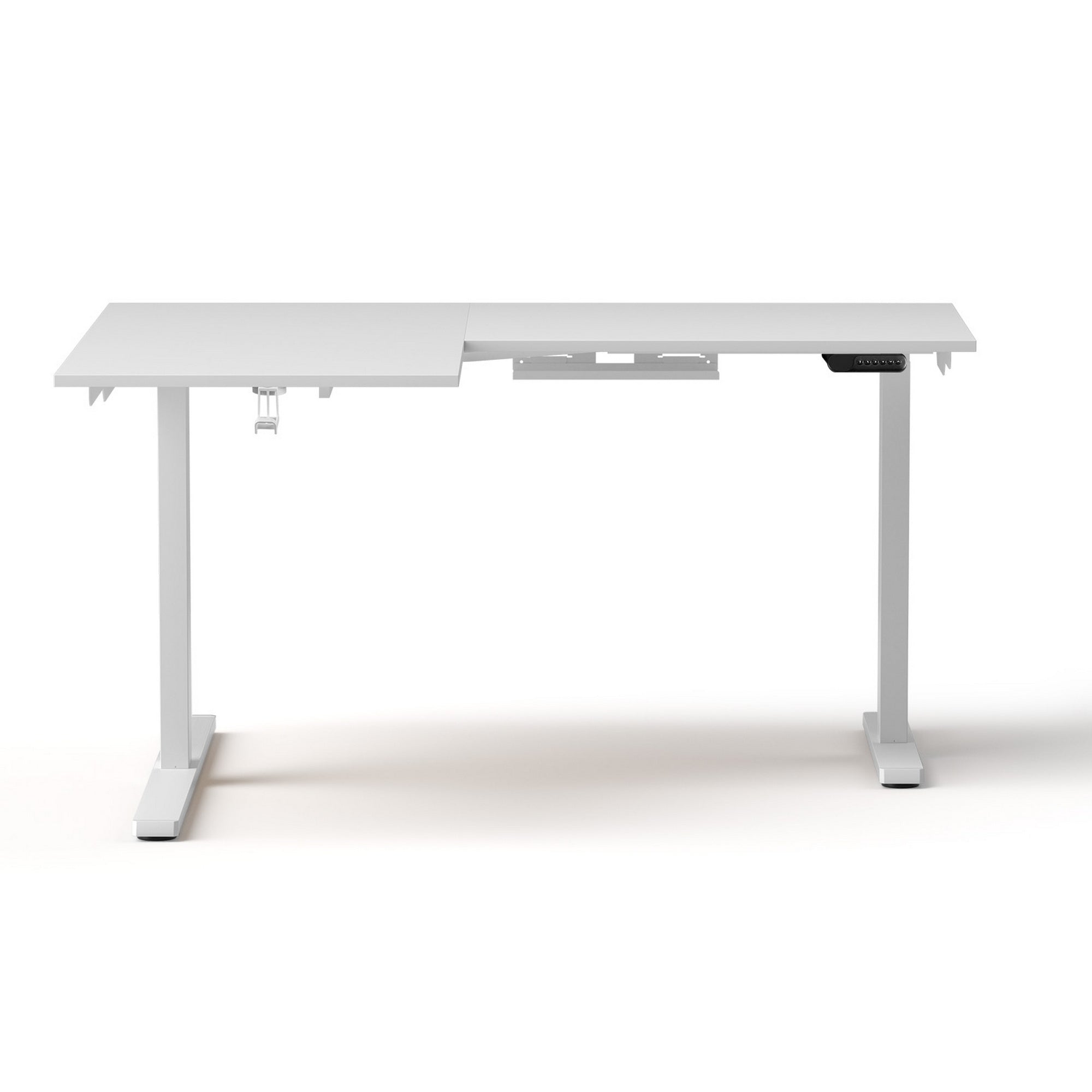 Artiss Electric Dual Motor L-Shaped Standing Desk - White