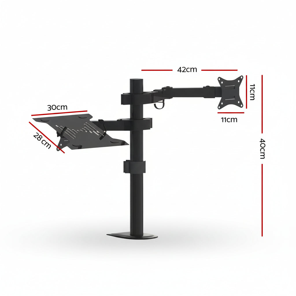 Artiss Monitor Arm with Laptop/Tablet Tray