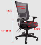 Madrid High Back Clerical Chair