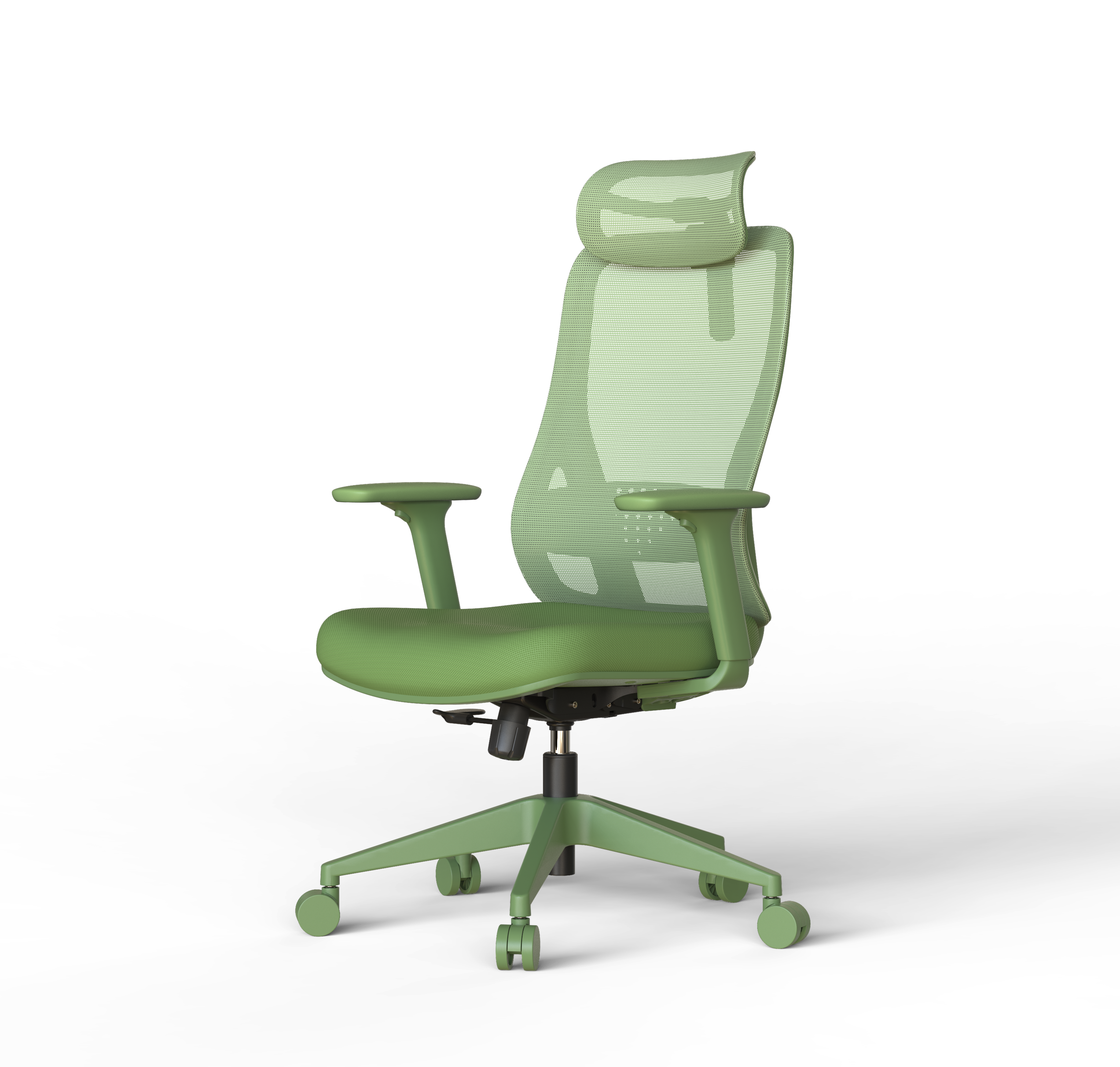 green ergonomic office chair