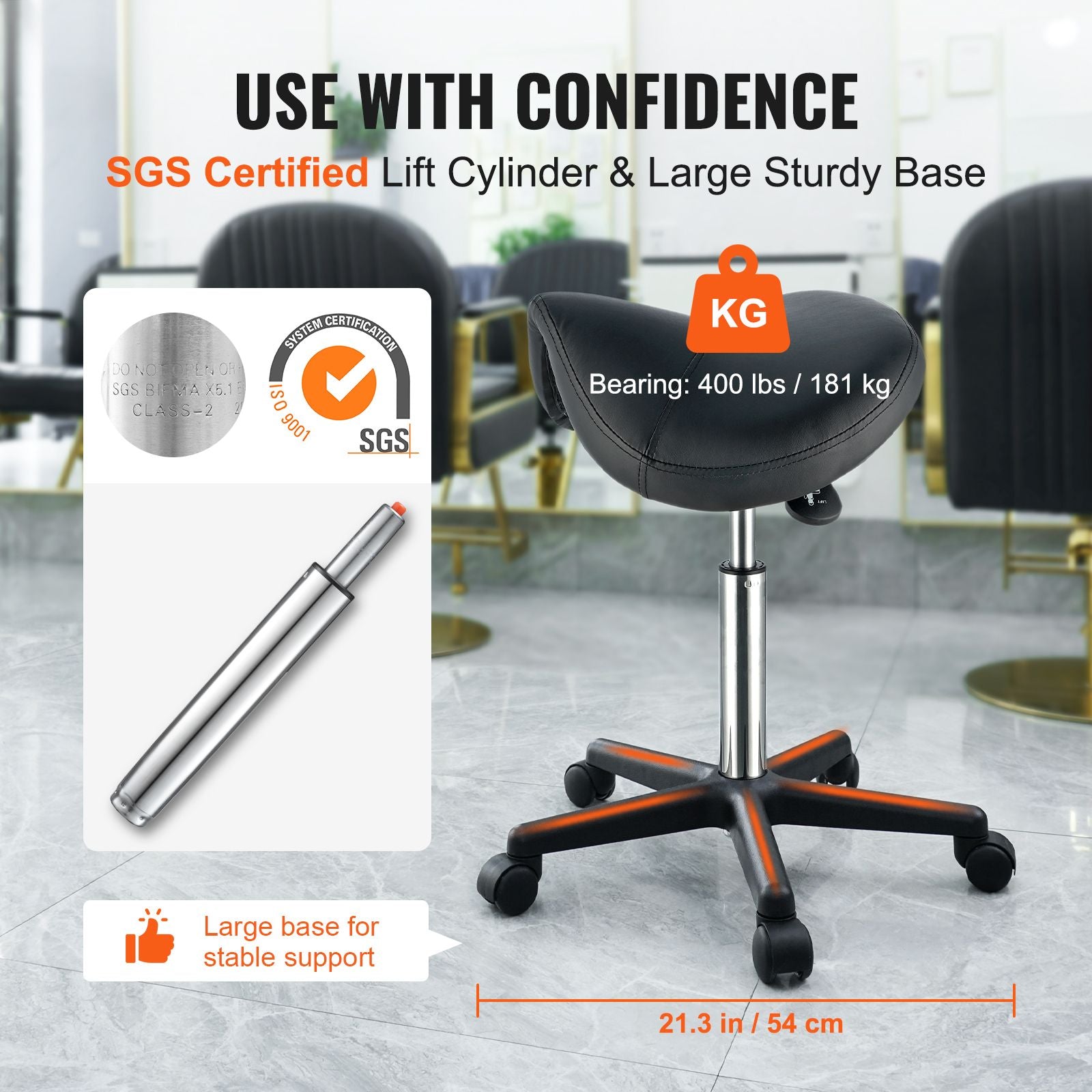 Vevor Saddle Stool – 181 kg