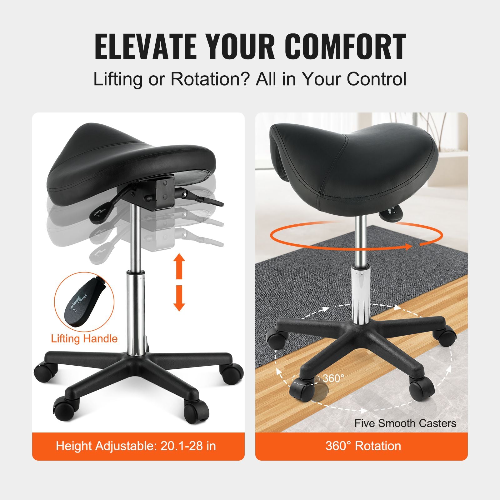 Vevor Saddle Stool – 181 kg