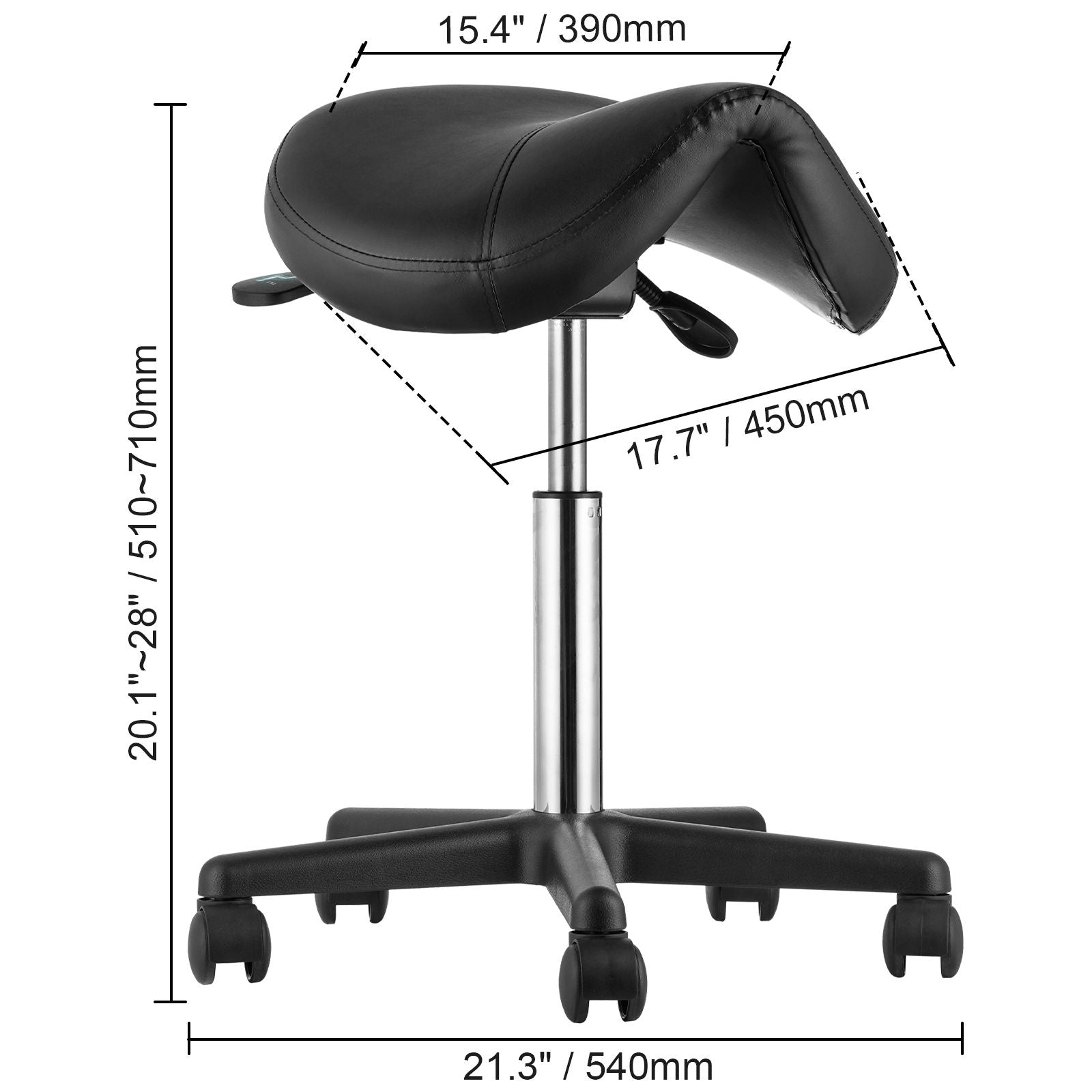 Vevor Saddle Stool – 181 kg