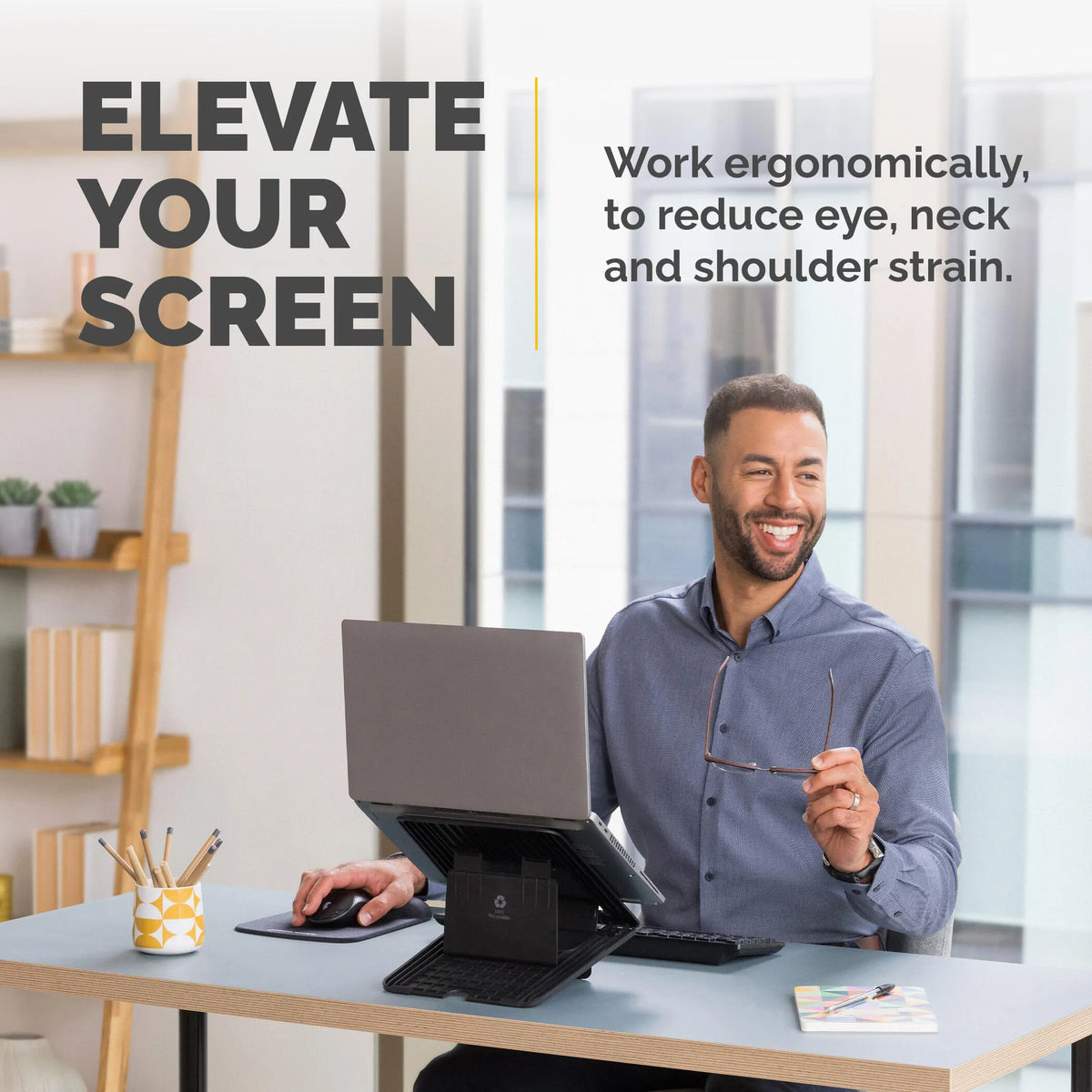 Fellowes Breyta™ Laptop Stand - Black