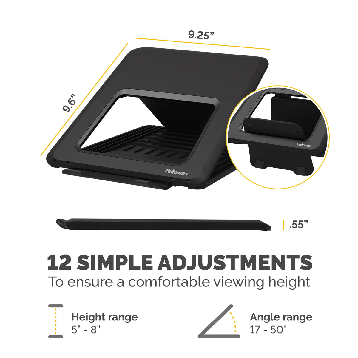 Fellowes Breyta™ Laptop Stand - Black