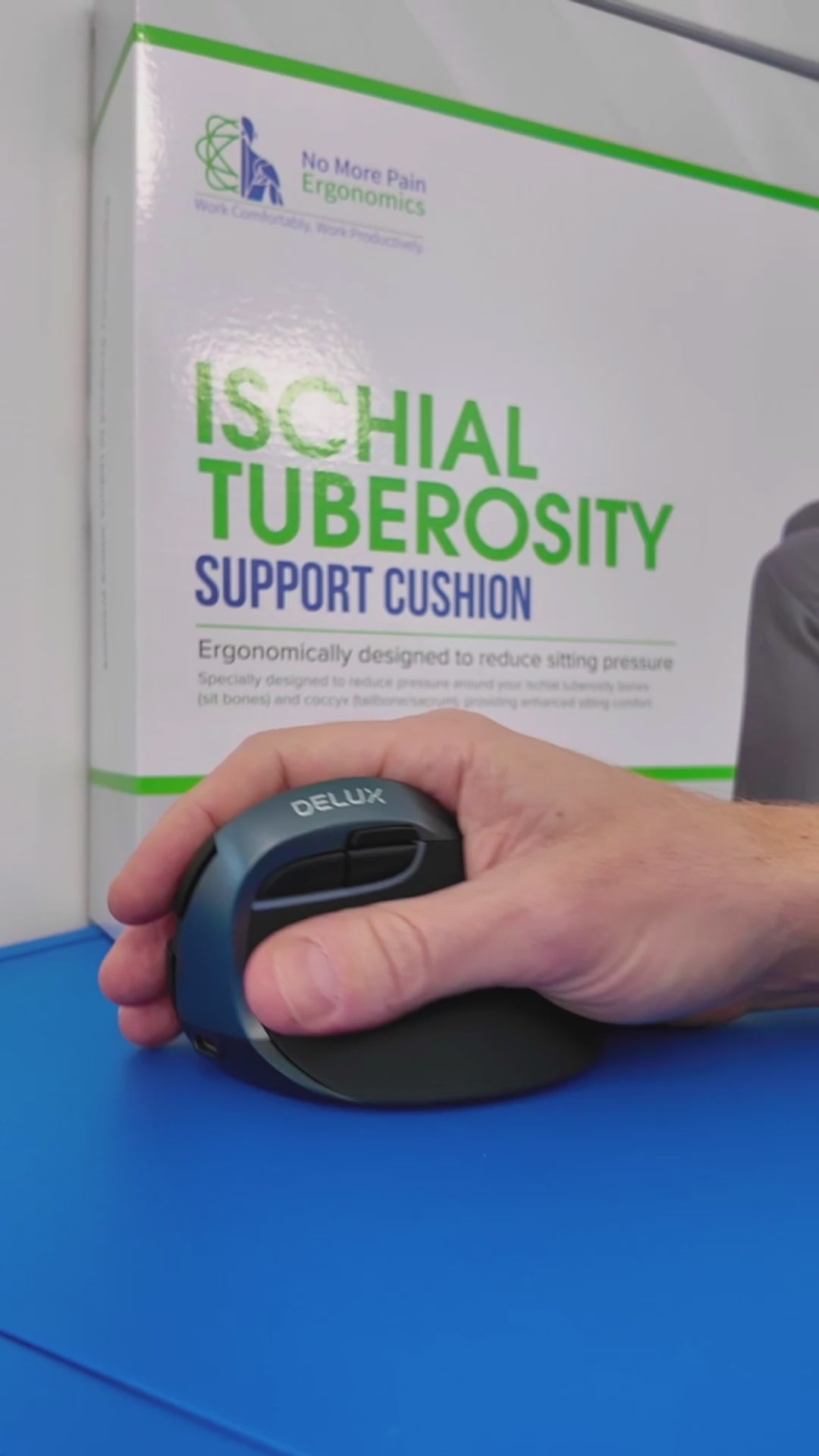 Delux Mini Vertical Ergonomic Mouse