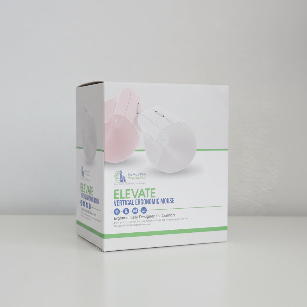 Product packaging with a white background