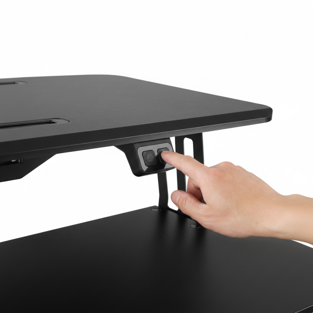 DeskMatic Electric Standing Desk - No More Pain Ergonomics