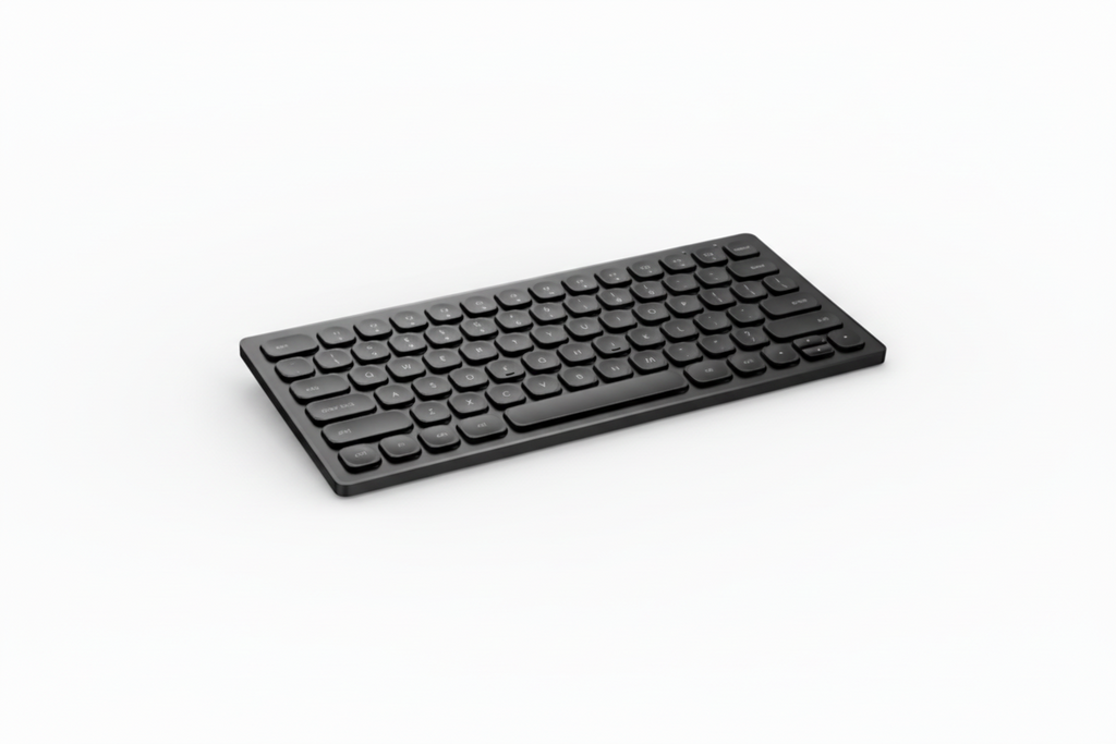 Ergonomic thin slim keyboard