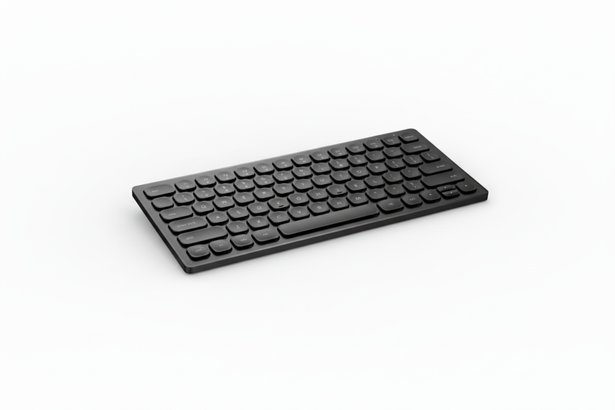 Ergonomic thin slim keyboard