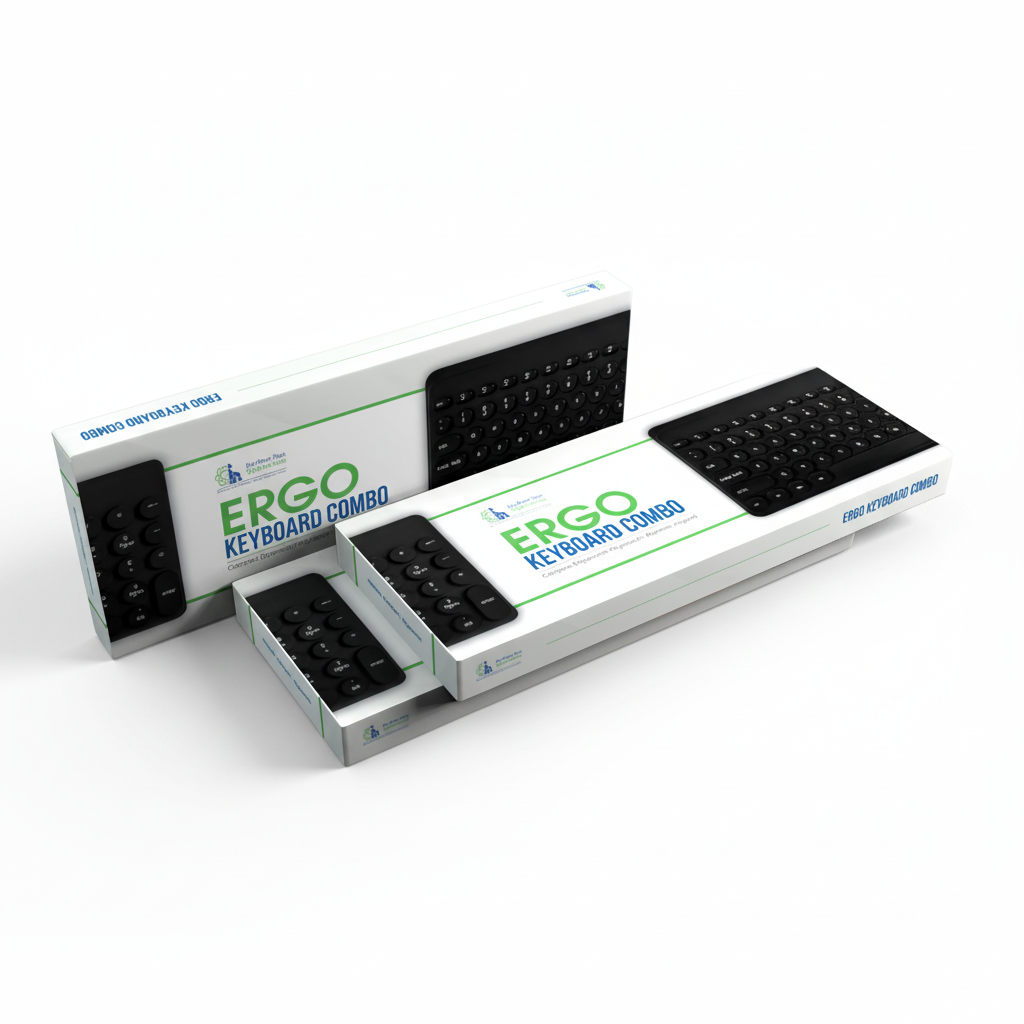 Ergo Keyboard Combo - No More Pain Ergonomics