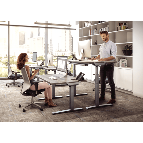 Fellowes Levado Height Adjustable Electric Standing Desk - No More Pain Ergonomics