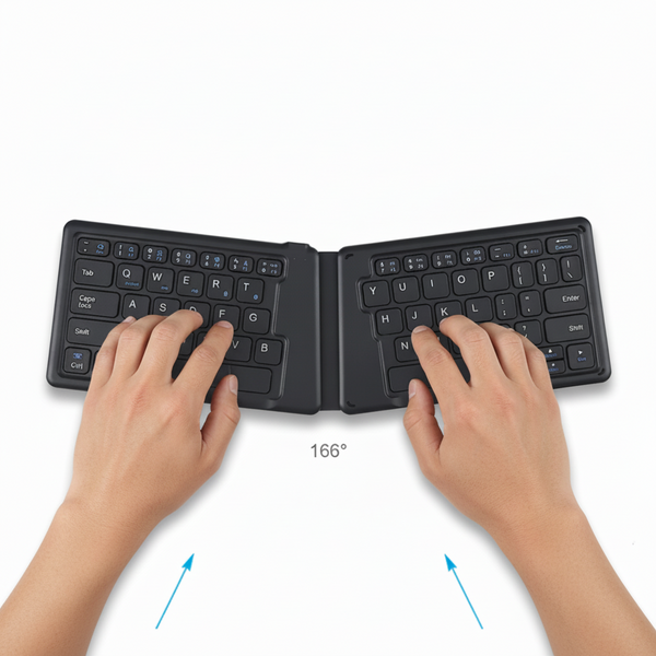 Folding Split Ergonomic Keyboard - No More Pain Ergonomics