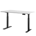 Artiss Electric Dual Motor Standing Desk - 120cm - Black + White