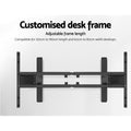 Artiss Electric Dual Motor Standing Desk - 120cm - Black + White