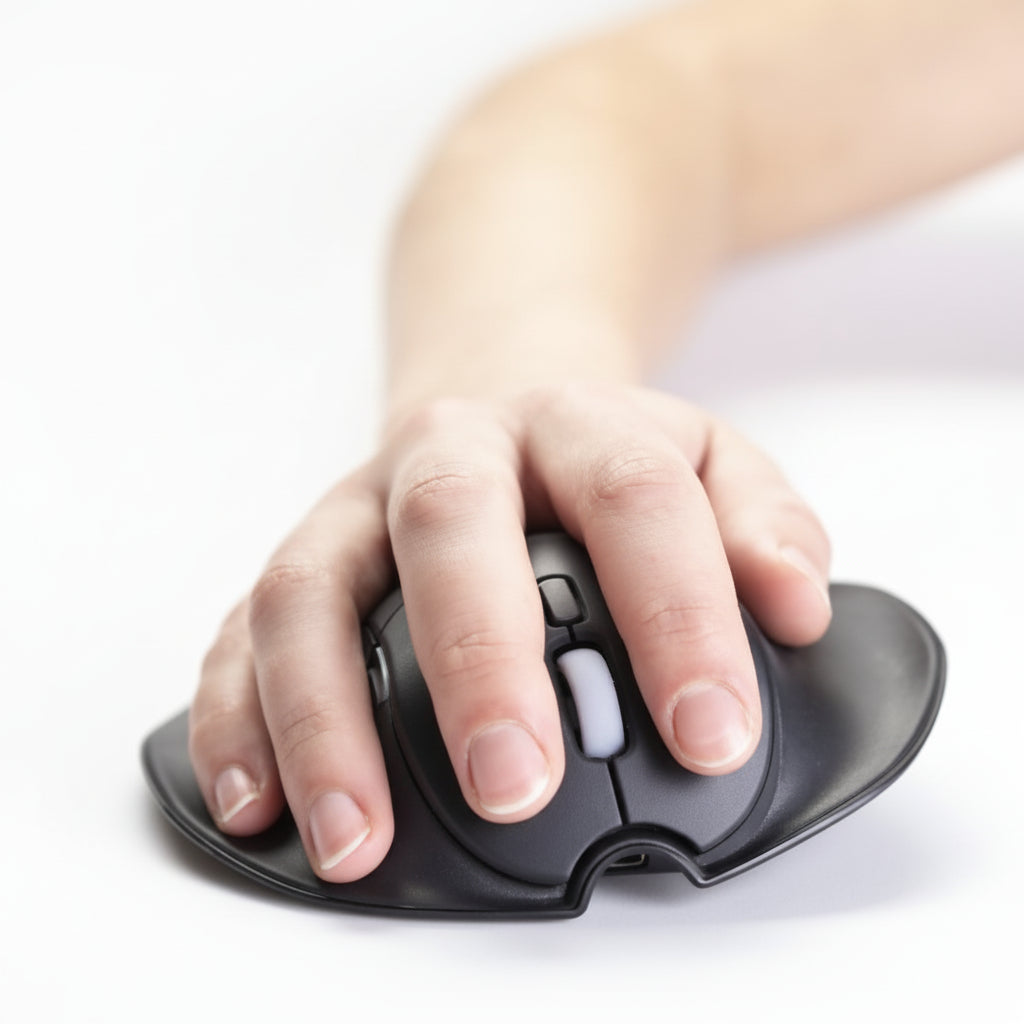 HandshoeMouse Shift Ambidextrous Mouse - No More Pain Ergonomics