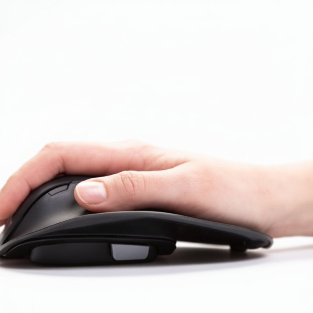 HandshoeMouse Shift Ambidextrous Mouse - No More Pain Ergonomics