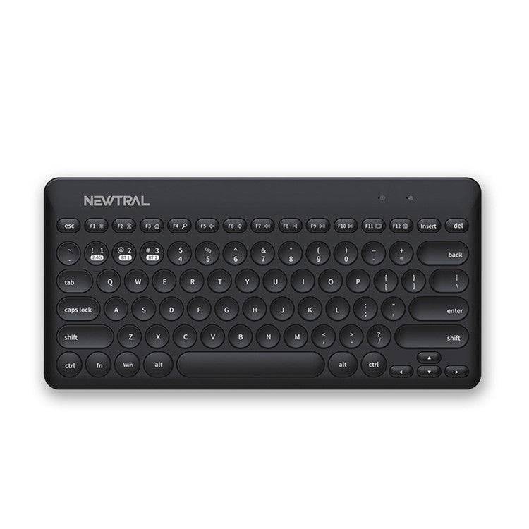 dual connection bluetooth and USB wireless compact ergonomic keyboard