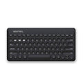 dual connection bluetooth and USB wireless compact ergonomic keyboard