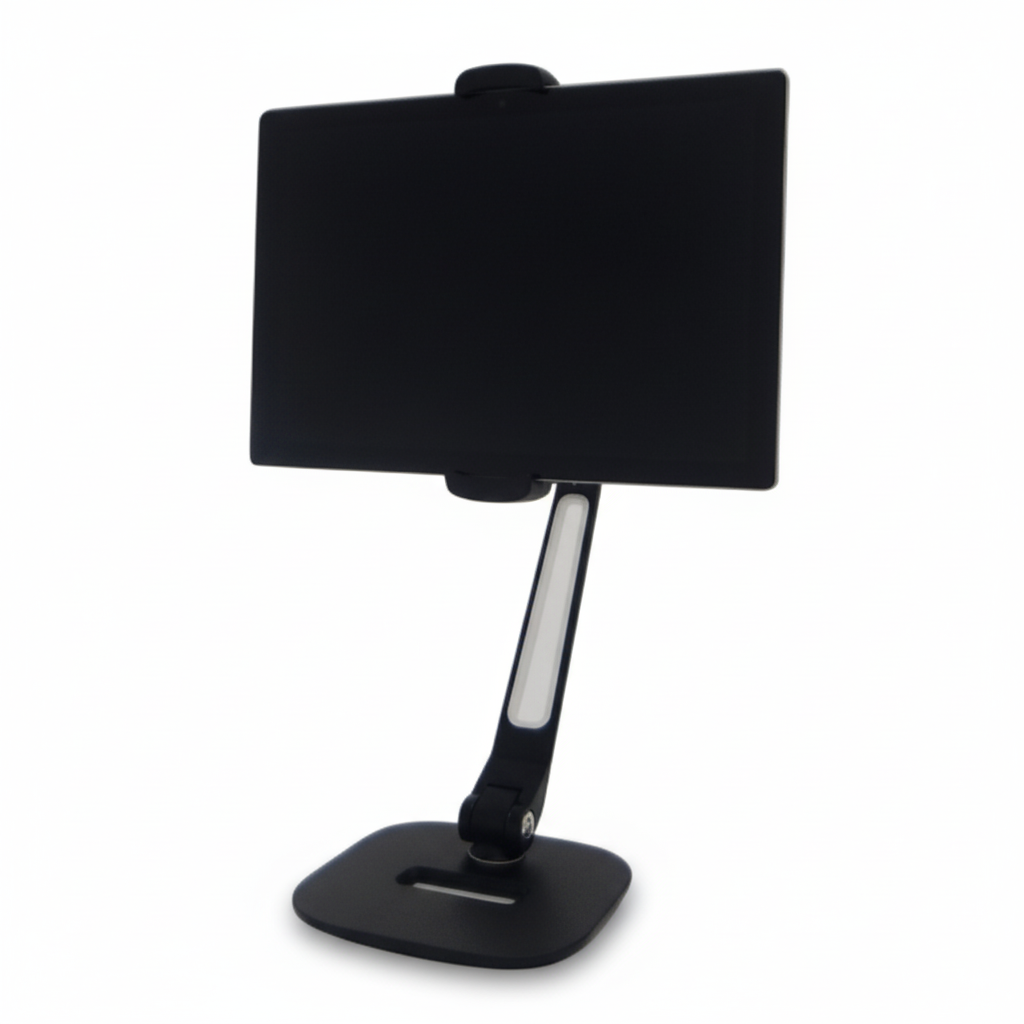 Ergonomic tablet stand monitor arm for microsoft surface
