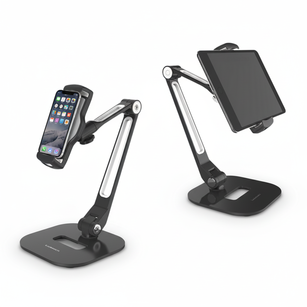 Ergonomic tablet stand monitor arm for microsoft surface