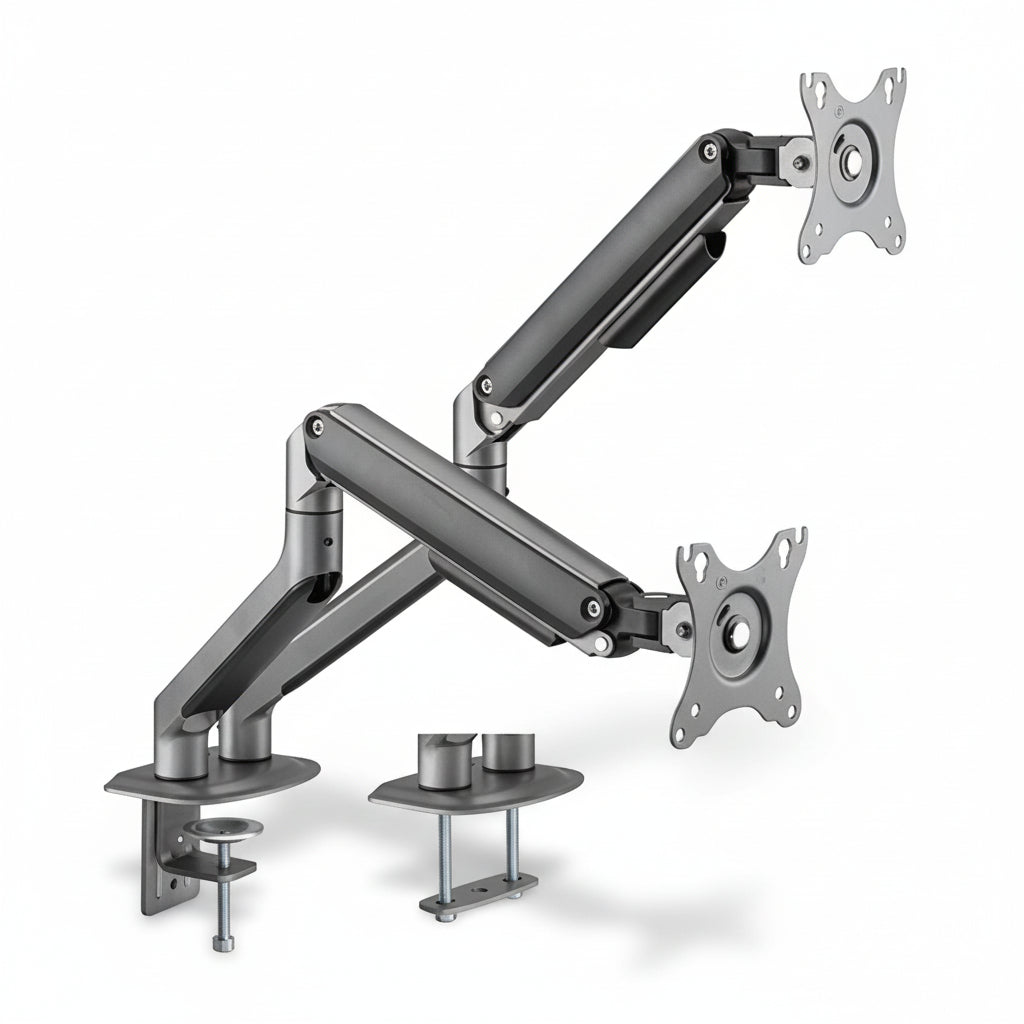 Brateck Dual Monitor Arm - Space Grey