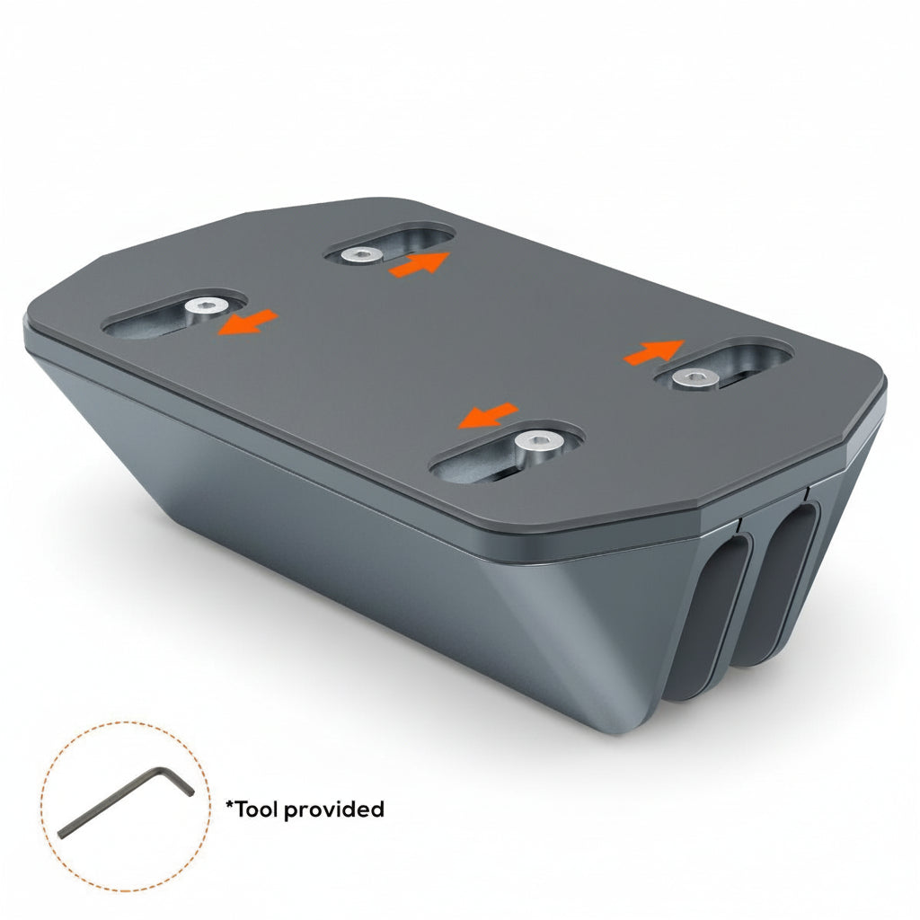 Adjustable Dual Bay Vertical Laptop Stand