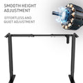 Fortia Electric Height Adjustable Standing Desk - 140cm - Oak Style + Black