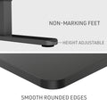 Fortia Electric Height Adjustable Standing Desk - 140cm - Oak Style + Black
