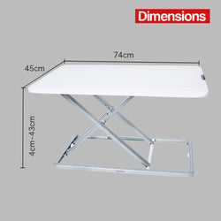 Fortia Laptop and Monitor Riser - White