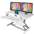 Fortia Medium Standing Desk Converter - White