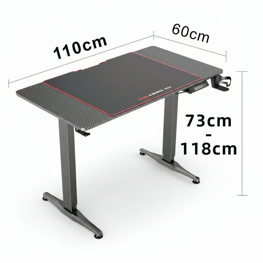 Gaming Electric Standing Desk - Small